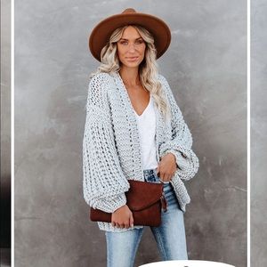 Vici Dwindling Daylight Knit Cardigan M